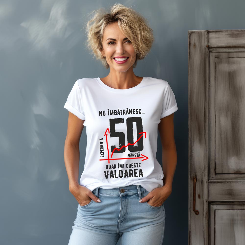 Tricou-Nu-îmbătrânesc-doar-îmi-crește-valoarea-50-ani-dama-alb