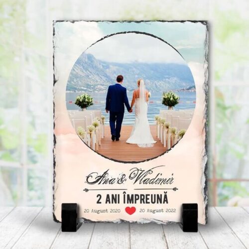 Ardezie Personalizată 2 ani impreună