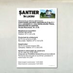 Panou Șantier în Lucru