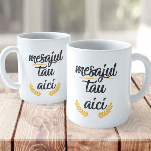 Cana Personalizata Cu Mesajele Tale