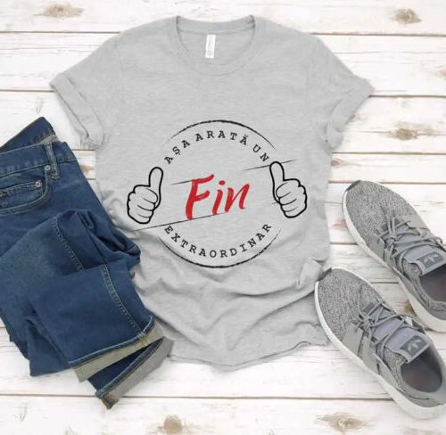 Tricou Așa Arată un Fin Excepțional