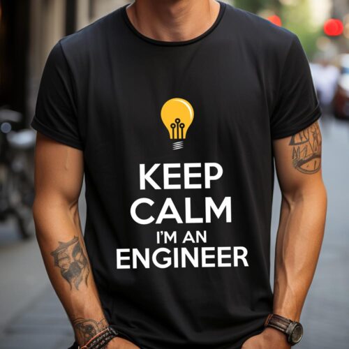 Tricou Keep Calm I'm An Engineer