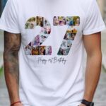 Tricou Personalizat Colaj Aniversare 27 ani