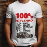 Tricou 100% Activ la muncă