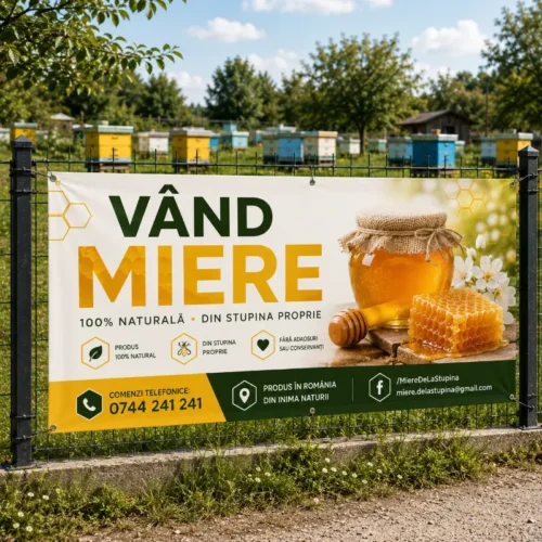 Banner Vând Miere