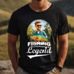 Tricou personalizat cu poza ta Fishing Legend