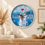 Ceas Personalizat cu poză și mesaj  - 30 cm