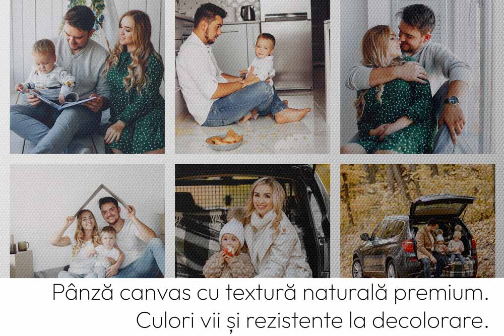 Tablou Canvas personalizat cu 9 poze