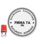 Stampila Firma SRL - Personalizare inclusă