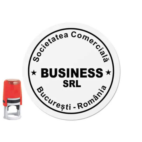 Ștampilă Firmă SRL PFA II Diametru 30mm M1