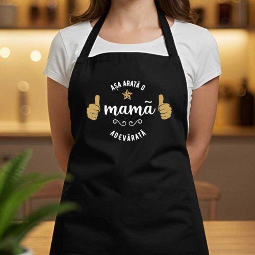 Șorț Personalizat Așa arată o Mamă adevărată