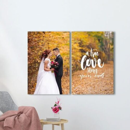 Tablou Multicanvas 2 piese 20×30cm Alege acum un cadou personalizat