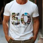 Tricou Personalizat Colaj Aniversare 50 ani