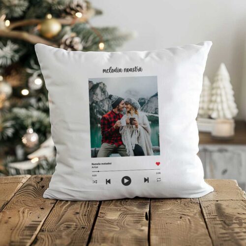 Pernă personalizată cu melodia ta model spotify