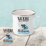 Cană Metalică Personalizată - Sexul este Minunat dar Pescuitul ține o zi întreagă