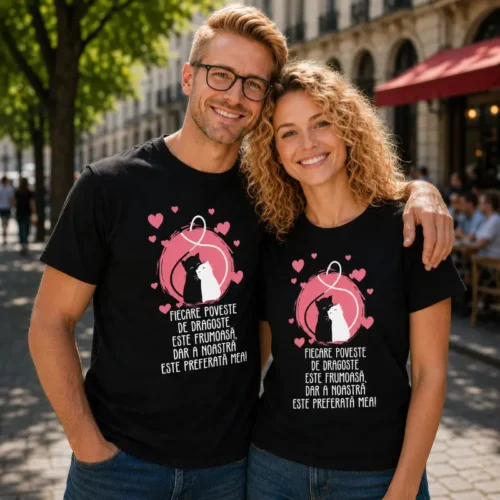 Set Tricouri Fiecare Poveste de Dragoste
