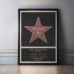 Tablou Personalizat Steaua Recunostintei