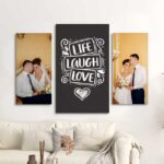 Tablou MultiCanvas Life Laugh Love