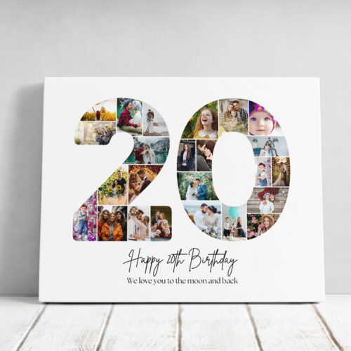 Tablou Personalizat Cadou Aniversare 20 de ani