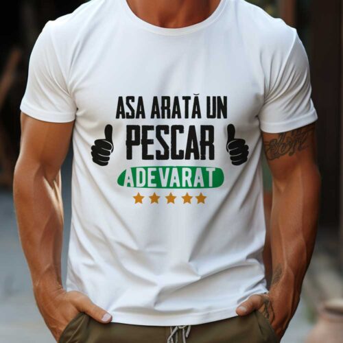 Tricou Așa Arată Un Pescar Adevărat