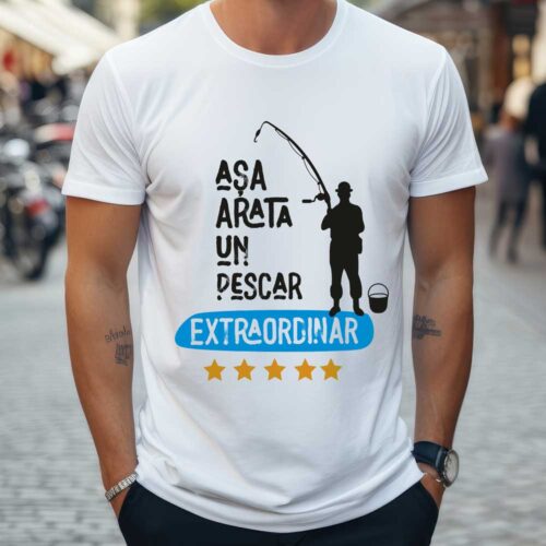 Tricou Așa Arată Un Pescar Extraordinar