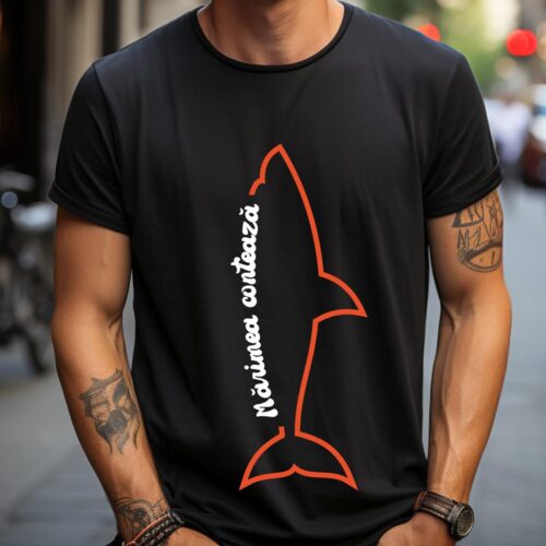 Tricou Pescari Mărimea Contează