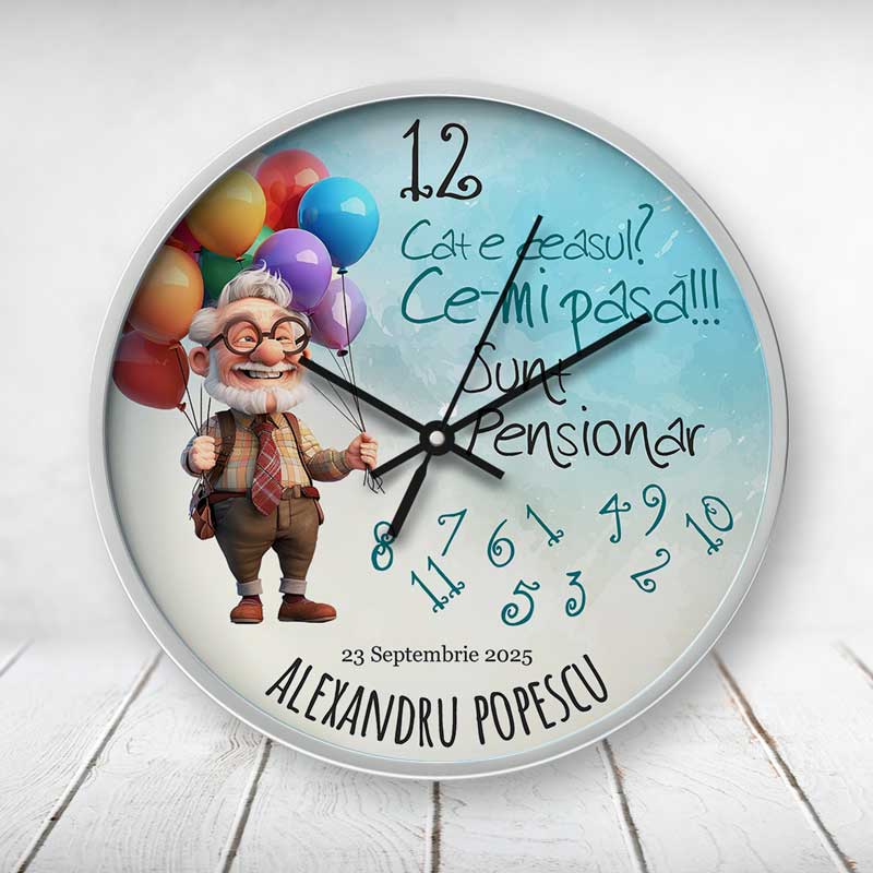 Ceas Cadou Pensionare Cât e ceasul Ce-mi pasă sunt pensionar