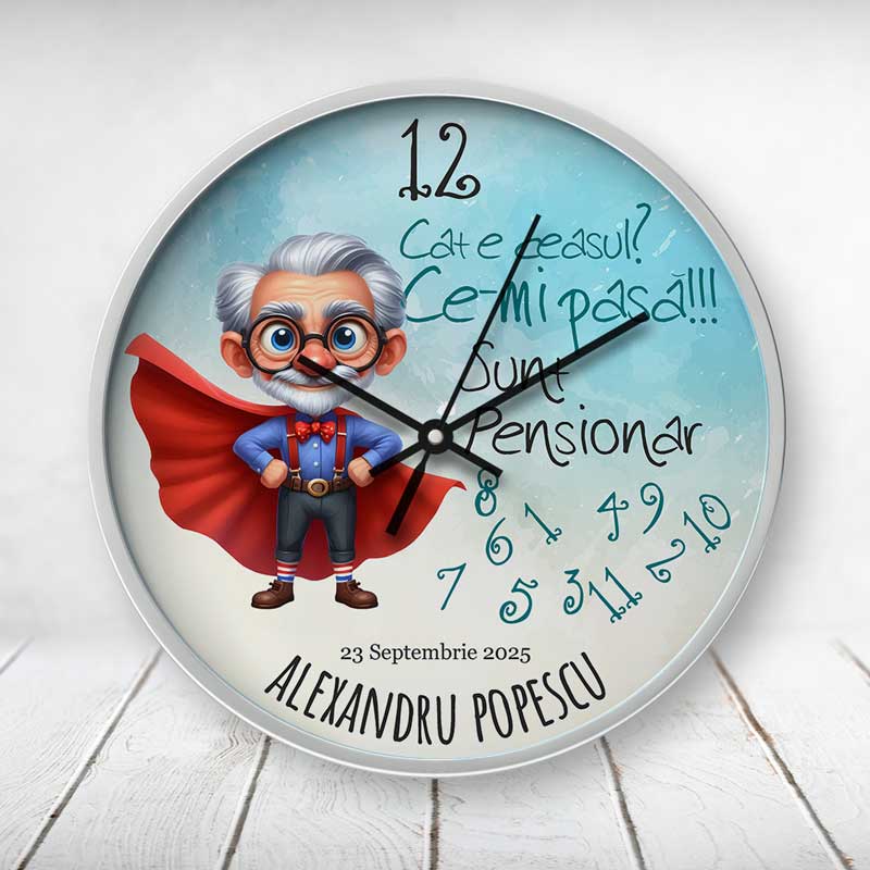 Ceas Cadou Pensionare Cât e ceasul Ce-mi pasă sunt pensionar