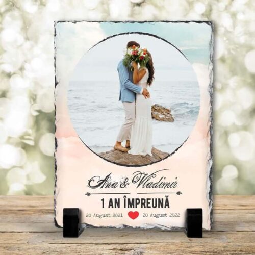 Ardezie Personalizată 1 an împreună