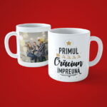 Cană Primul Crăciun Împreună Personalizată cu poza ta