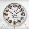 Ceas Personalizat cu 12 Poze - 30 cm