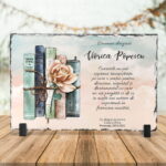 Piatră Ardezie Personalizată cu mesaj pentru doamna dirigintă