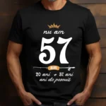 Tricou Nu am 57 am 20 cu 37 de ani de pescuit