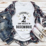 Tricou Legendele sunt nascute in Decembrie