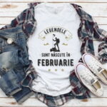 Tricou Legendele sunt nascute in Februarie