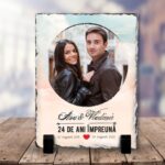 Ardezie Personalizata 24 de ani impreună