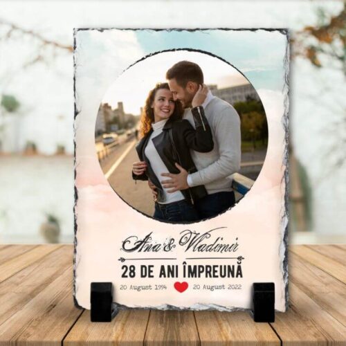 Ardezie Personalizata 28 de ani impreună