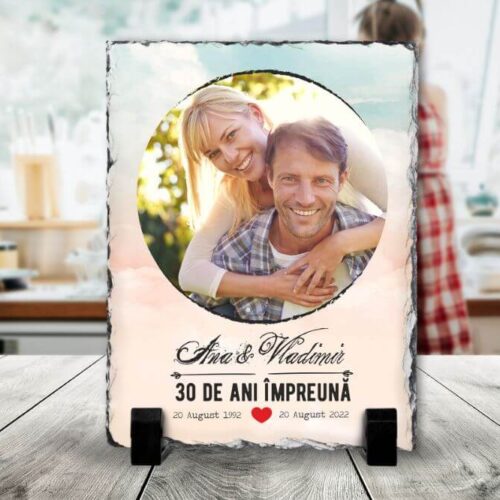 Ardezie Personalizata 30 de ani impreună