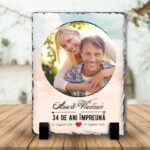 Ardezie Personalizata 34 de ani impreună