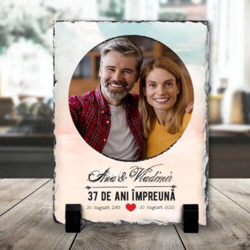 Ardezie Personalizata 37 de ani impreună