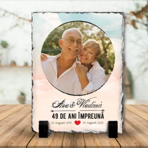Ardezie Personalizata 49 de ani impreună