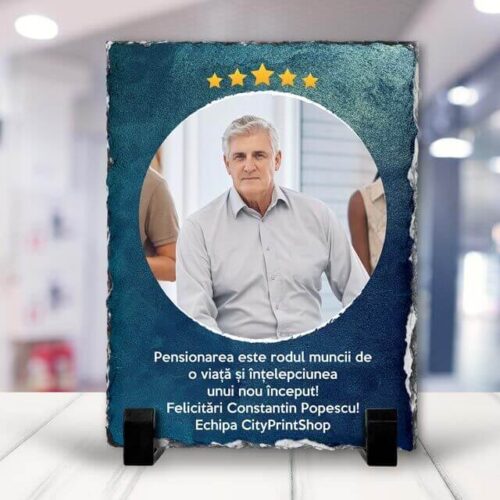Ardezie-Personalizată-Pensionare-pentru-Coleg