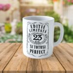 Cană personalizată Editie Limitata 23 de ani