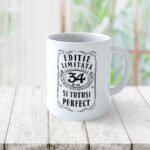 Cană personalizată Editie Limitata 34 de ani