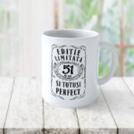 Cană personalizată Editie Limitata 51 de ani