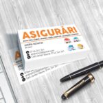 Cărți de vizită Asigurări Model2