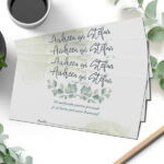Plic de bani nunta GREENERY- Bubbly Events