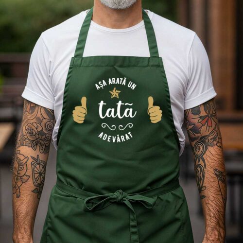 Șorț Personalizat Așa arată un Tată adevărat