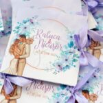 Invitatie nunta FLORI PASTEL - Bubbly Events - Include Personalizarea