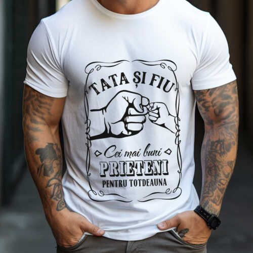 Tricou Tată si Fiu cei mai buni prieteni